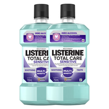 Combo 2 Nước Súc Miệng Listerine Cho Răng Nhạy Cảm Không Cay 750ml