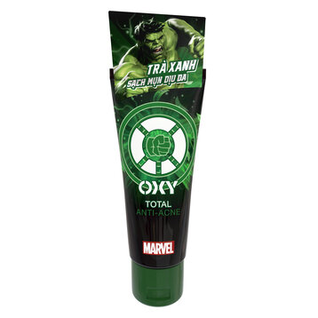 Kem Rửa Mặt Oxy Ngừa Mụn, Kiểm Soát Nhờn Bản Marvel 100g