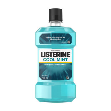 Nước Súc Miệng Listerine Hơi Thở Thơm Mát 500ml