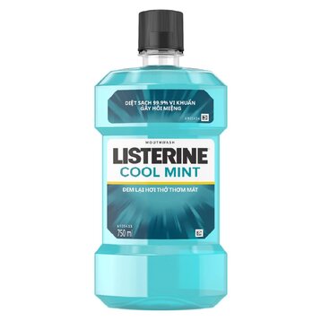 Nước Súc Miệng Listerine Hơi Thở Thơm Mát 750ml