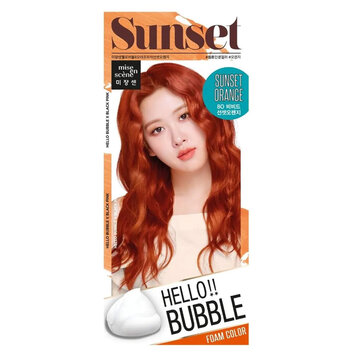 Thuốc Nhuộm Tóc Dạng Bọt Hello Bubble 8O Cam Đỏ