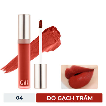 Son Kem Lì Gilaa Thế Hệ Mới 04 First Day - Đỏ Gạch Trầm 5g