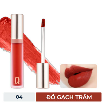 Son Kem Lì Glamrr Q 04 First Day - Đỏ Gạch Trầm 5g