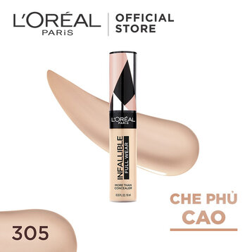 Kem Che Khuyết Điểm L'Oreal Màu Sáng Hồng 305 Ivory 10ml