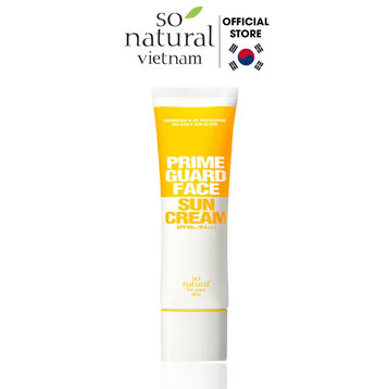 Kem Chống Nắng So'Natural Giữ Ẩm &amp; Che Khuyết Điểm 50ml