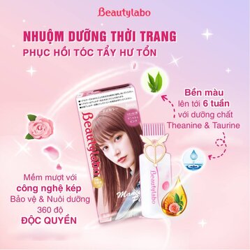 Thuốc Nhuộm Tóc Beautylabo Vanity Dạng Kem Đen Khói 133ml