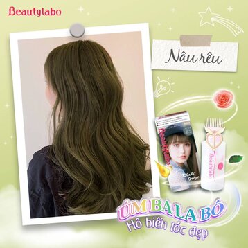 Thuốc Nhuộm Tóc Beautylabo Vanity Dạng Kem Nâu Rêu 133ml