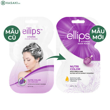 Kem Ủ Tóc Ellips Tóc Nhuộm Rực Rỡ Nutri Color 20g