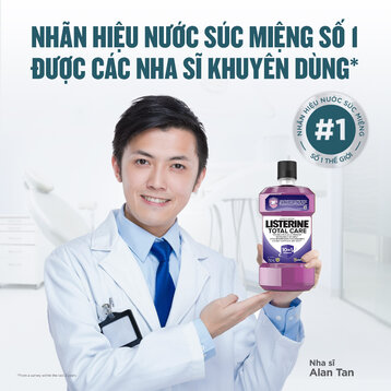 Nước Súc Miệng Listerine Chăm Sóc Toàn Diện Không Cay 250ml