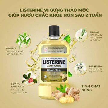 Nước Súc Miệng Listerine Cho Nướu Chắc Khỏe Không Cay 250ml