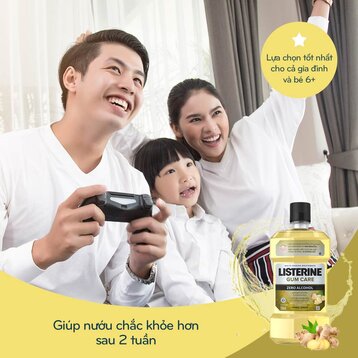 Nước Súc Miệng Listerine Cho Nướu Chắc Khỏe Không Cay 250ml