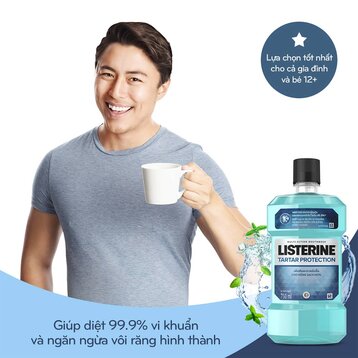 Nước Súc Miệng Listerine Ngăn Ngừa Mảng Bám 750ml
