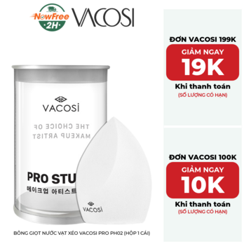 Bông Giọt Nước Vạt Xéo Vacosi Pro PH02 (Hộp 1 Cái)