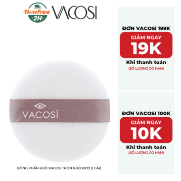 Bông Phấn Khô Vacosi Tròn Nhỏ BP19 (1 Cái)