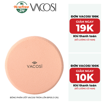 Bông Phấn Ướt Vacosi Tròn Lớn BP05 (1 Cái)