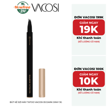 Bút Kẻ Sợi Mày Tatoo Vacosi 05 Dark Gray 3g