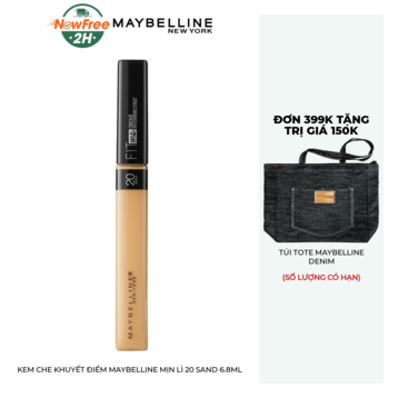 Kem Che Khuyết Điểm Maybelline Mịn Lì 20 Sand 6.8ml