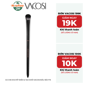 Cọ Che Khuyết Điểm &amp; Tạo Khối Vacosi Đầu Xéo F13