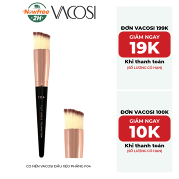 Cọ Nền Vacosi Đầu Xéo Phẳng F04