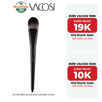 Cọ Tán Nền Vacosi Đầu Dẹp Bản To F03