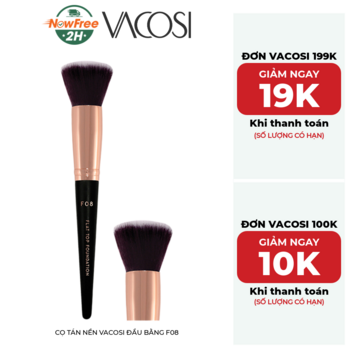 Cọ Tán Nền Vacosi Đầu Bằng F08