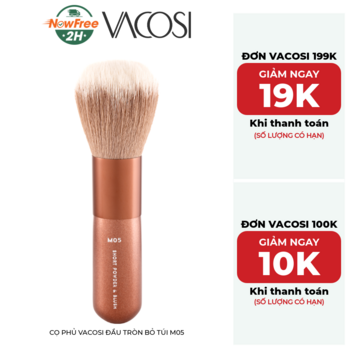 Cọ Phủ Vacosi Đầu Tròn Bỏ Túi M05