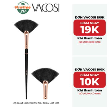 Cọ Quạt Nhỏ Vacosi Phủ Phấn Mắt M25