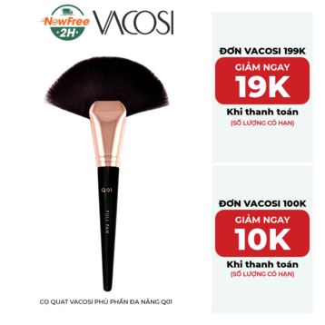 Cọ Quạt Vacosi Phủ Phấn Đa Năng Q01