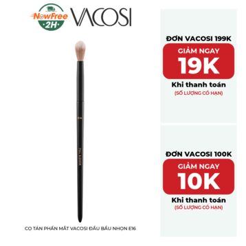 Cọ Tán Phấn Mắt Vacosi Đầu Bầu Nhọn E16