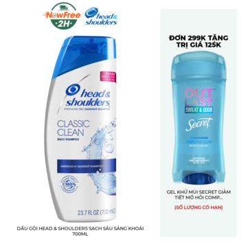 Dầu Gội Head &amp; Shoulders Sạch Sâu Sảng Khoái 700ml