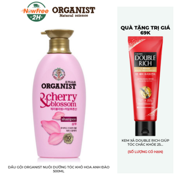 Dầu Gội Organist Nuôi Dưỡng Tóc Khô Hoa Anh Đào 500ml