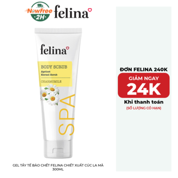 Gel Tẩy Tế Bào Chết Felina Chiết Xuất Cúc La Mã 300ml