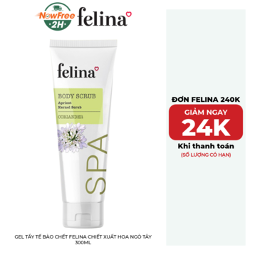 Gel Tẩy Tế Bào Chết Felina Chiết Xuất Hoa Ngò Tây 300ml
