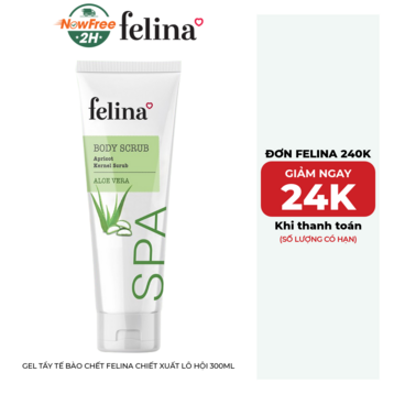 Gel Tẩy Tế Bào Chết Felina Chiết Xuất Lô Hội 300ml