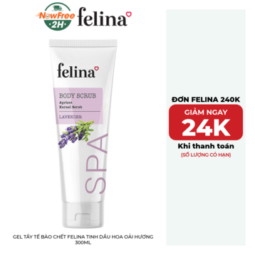 Gel Tẩy Tế Bào Chết Felina Tinh Dầu Hoa Oải Hương 300ml