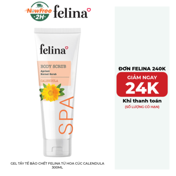 Gel Tẩy Tế Bào Chết Felina Từ Hoa Cúc Calendula 300ml