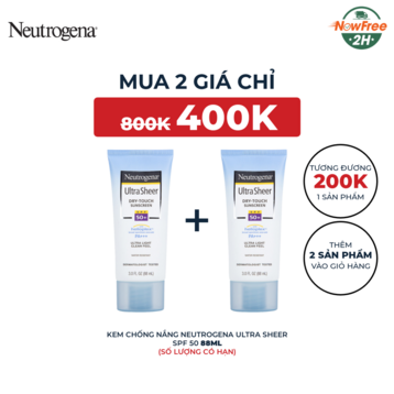 Kem Chống Nắng Neutrogena Ultra Sheer SPF 50 88ml