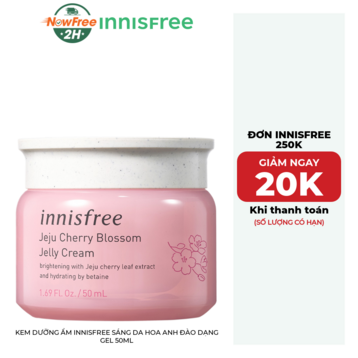 Kem Dưỡng Ẩm innisfree Sáng Da Hoa Anh Đào Dạng Gel 50ml
