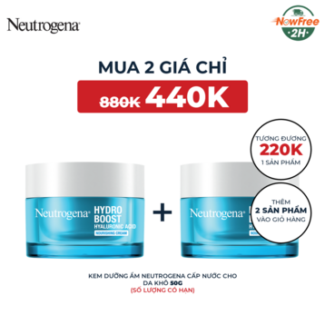 Kem Dưỡng Ẩm Neutrogena Cấp Nước Cho Da Khô 50g