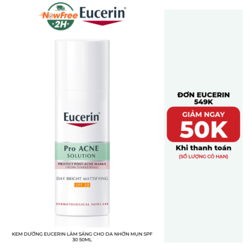 Kem Dưỡng Eucerin Làm Sáng Cho Da Nhờn Mụn SPF 30 50ml