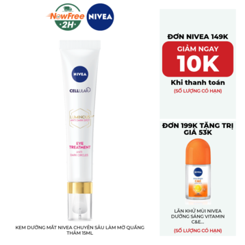 Kem Dưỡng Mắt Nivea Chuyên Sâu Làm Mờ Quầng Thâm 15ml