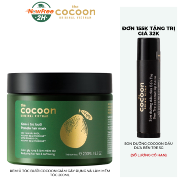 Kem Ủ Tóc Bưởi Cocoon Giảm Gãy Rụng Và Làm Mềm Tóc 200ml