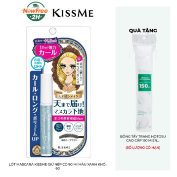 Lót Mascara Kissme Giữ Nếp Cong Mi Màu Xanh Khói 6g