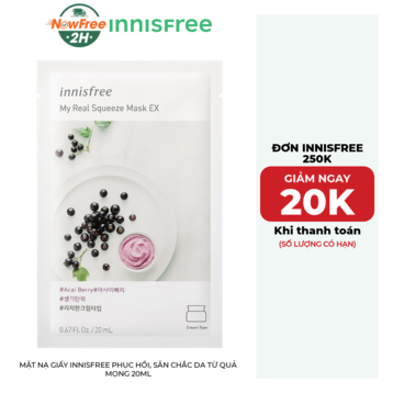 Mặt Nạ Giấy innisfree Phục Hồi, Săn Chắc Da Từ Quả Mọng 20ml