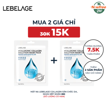 Mặt Nạ Lebelage Collagen Săn Chắc Da, Ngừa Nếp Nhăn 25g