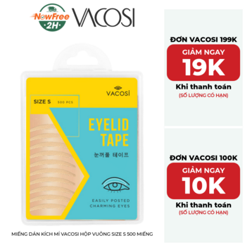 Miếng Dán Kích Mí Vacosi Hộp Vuông Size S 500 Miếng