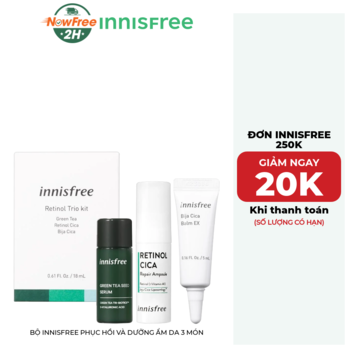 [Mini] Bộ innisfree Phục Hồi Và Dưỡng Ẩm Da 3 Món