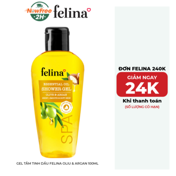 [Mini] Gel Tắm Tinh Dầu Felina Oliu &amp; Argan 100ml