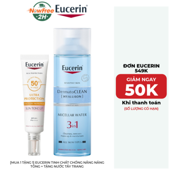 [Mua 1 Tặng 1] Eucerin Tinh Chất Chống Nắng Nâng Tông + Tặng Nước Tẩy Trang