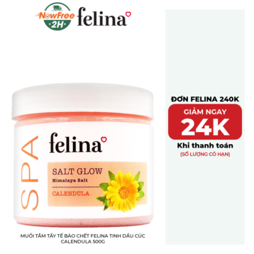 Muối Tắm Tẩy Tế Bào Chết Felina Tinh Dầu Cúc Calendula 500g